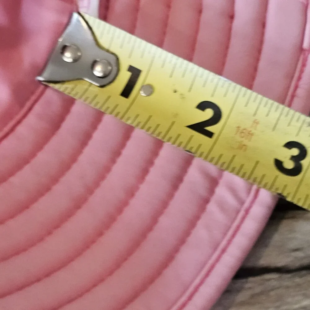 Ruffle‎ Butts Toddler Girl Pink Sun Pool Hat Reversible 3T 4T 5T Nylon Floppy